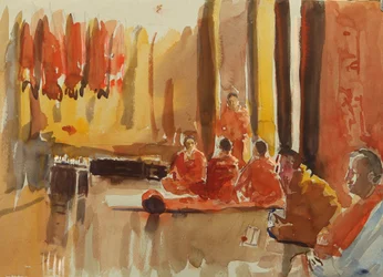 Trongsa Monks